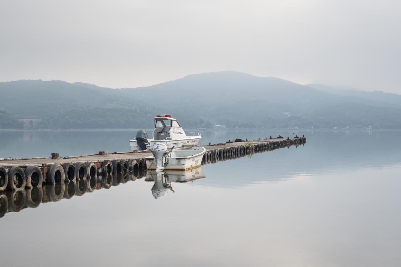 Yamanaka Lake Ryozan Yamanakako Buitenkant foto